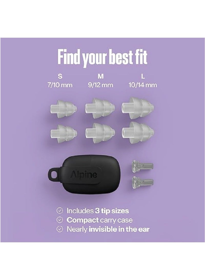 Alpine PartyPlug Music Earplugs - Noise Reduction for Concerts, Parties & Festivals - Hypoallergenic, Reusable, Transparent - Image 2